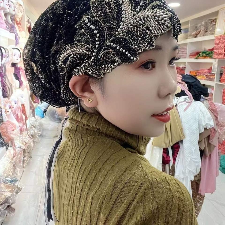 Pleated Pullover Hat