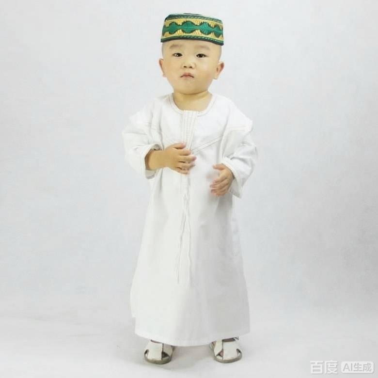 Boys' Long Sleeve Thobe