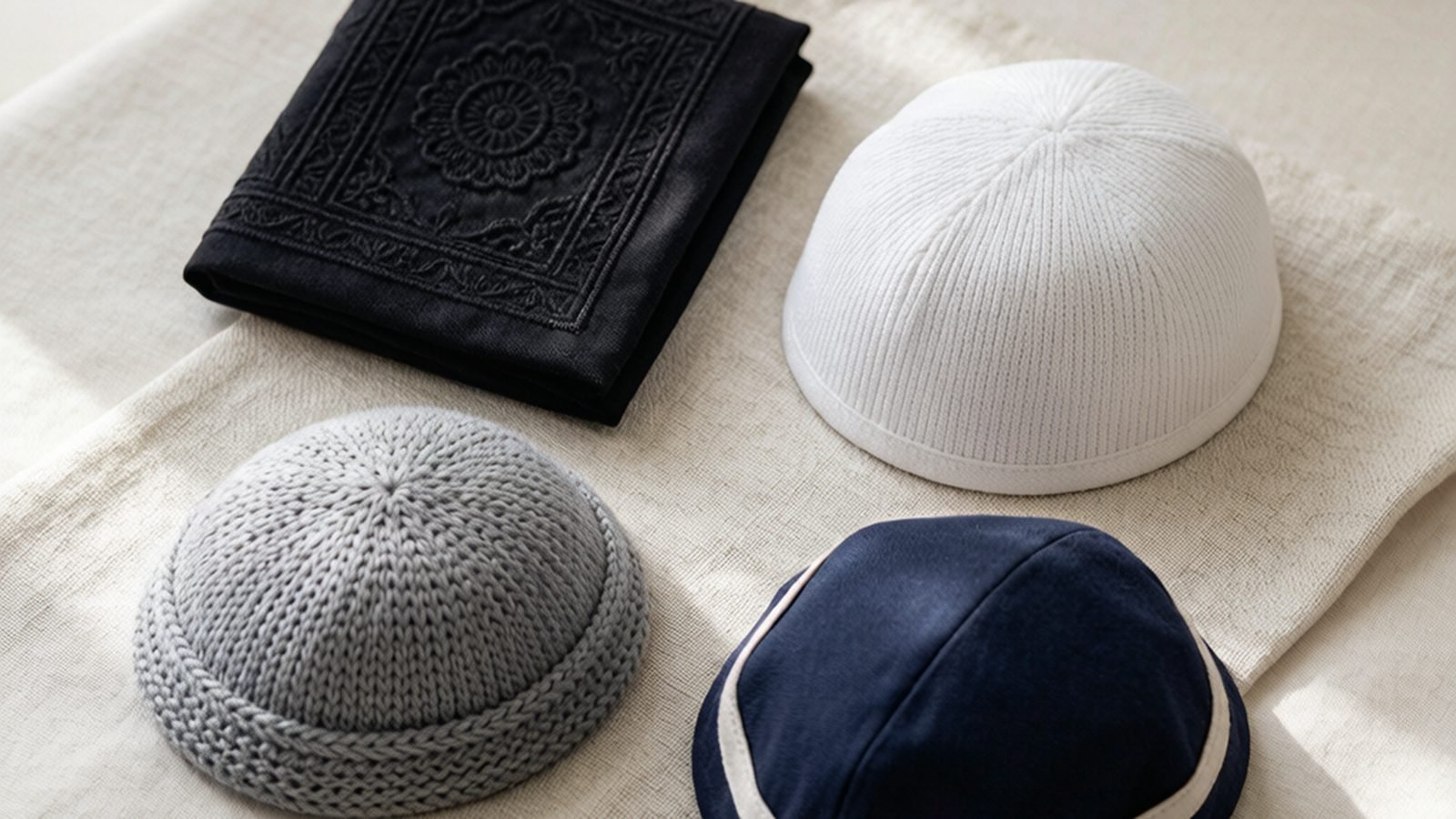 Wholesale men's prayer caps and kufi